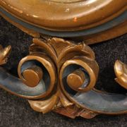 20th century Italian lacquered and gilded Louis XV style mirror
