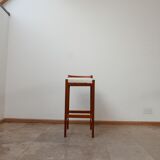 Mid-century teak swedish bar stool
