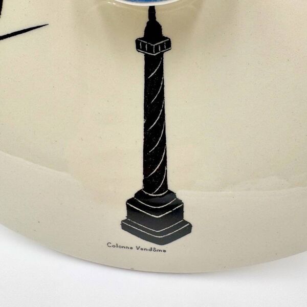 Soupière Colette Gueden Primavera Monuments de Paris, années 30