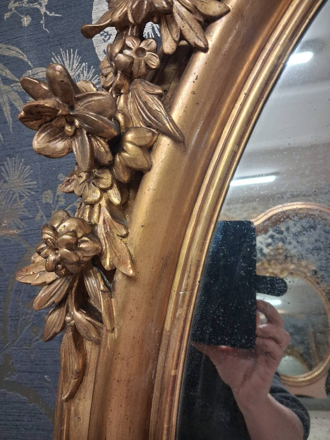 Mirror from the Napoleonic III era 155x102