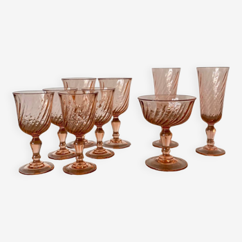 Lot de verres Rosaline swirl Luminarc