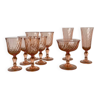 Lot de verres Rosaline swirl Luminarc