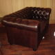 2 seater leather chesterfield sofa
