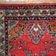 Tapis vintage fait main Hamadan persan 81cm x 194cm (années 1960)