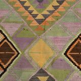 Yellow & Brown Turkish Kilim Rug, 172x284Cm