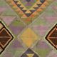 Yellow & Brown Turkish Kilim Rug, 172x284Cm