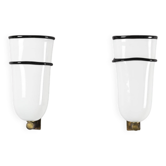 Pair of Murano glass sconces, circa 1960