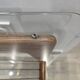 Table basse vintage en bois et verre – Design scandinave 50’s