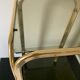 Sellette sofa tip smokes glass and gold metal