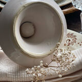 Glazed stoneware candle holder