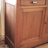 Art Deco sideboard Solid blond oak Width 120 cm