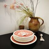 Set of 6 dessert plates and the Villeroy & Boch Rusticana serving dish