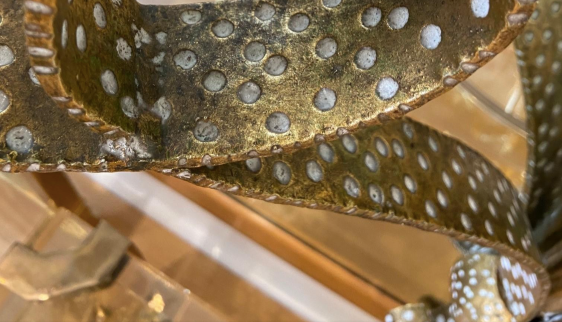 Pier Luigi Colli exceptional engraved and gilded mirror 126x237cm