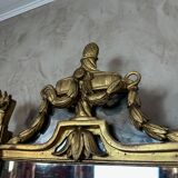 18th century giltwood mirror