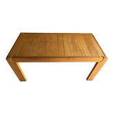 Maison Regain extendable dining table in solid elm wood