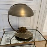 Water lily lamp, Maison Charles, 1970s