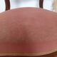 Chaise style Louis Philippe rosé