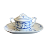 Sugar bowl and porcelain top Jäger Eisenberg - Saxon Blue