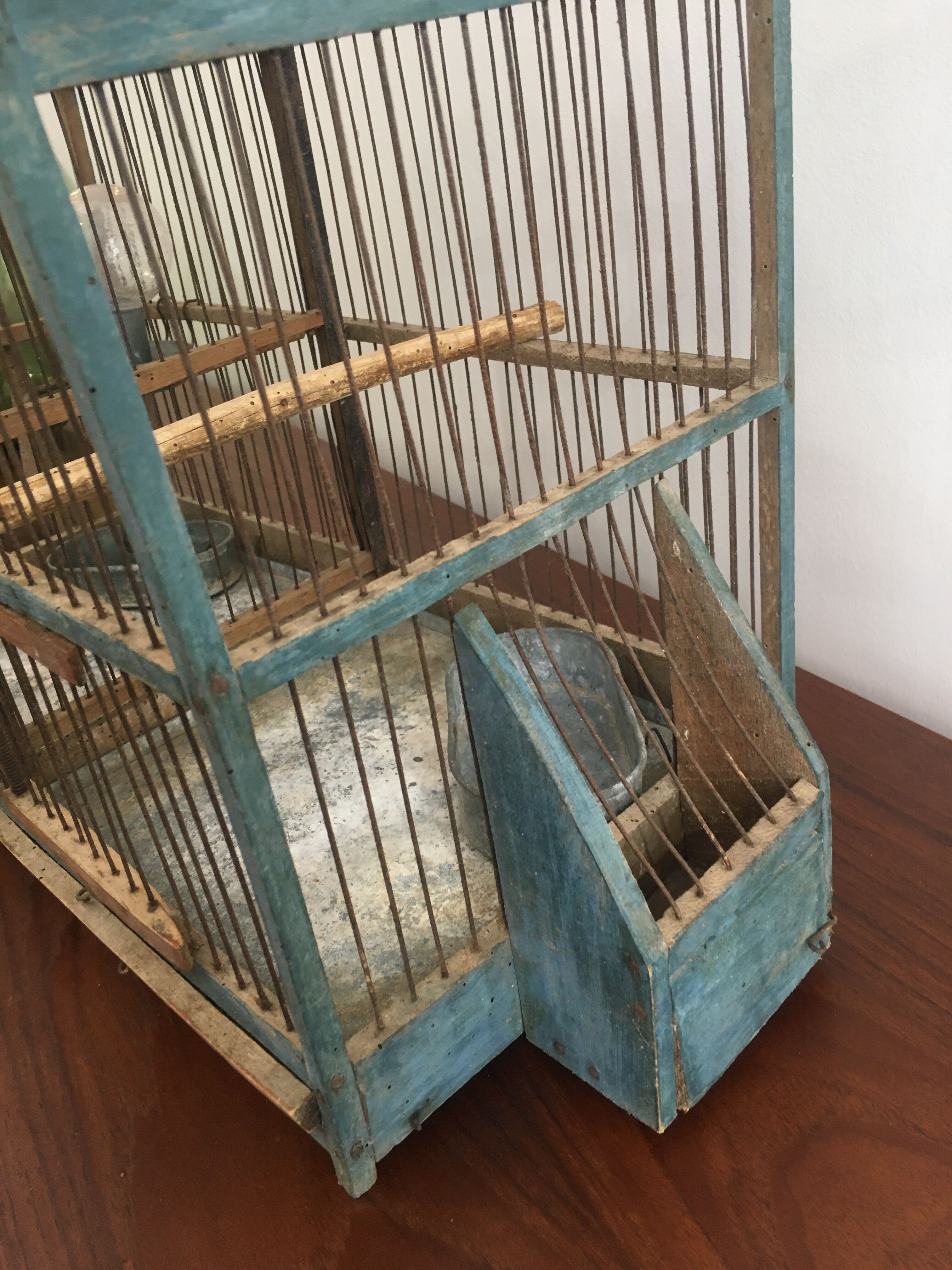 Double bird cage