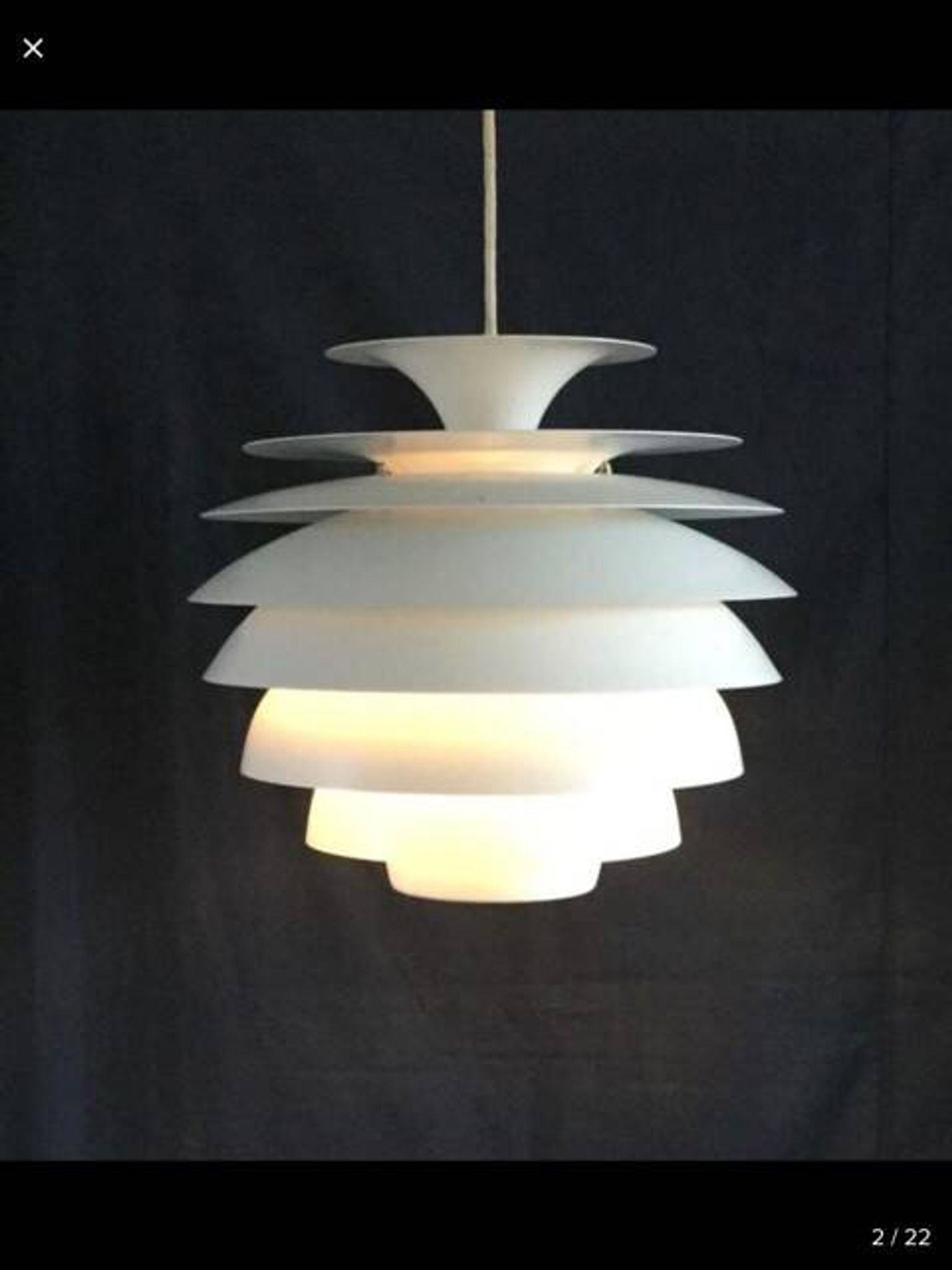 Bent Karlby 'Lyfa' Lamp (1960s, Denmark)