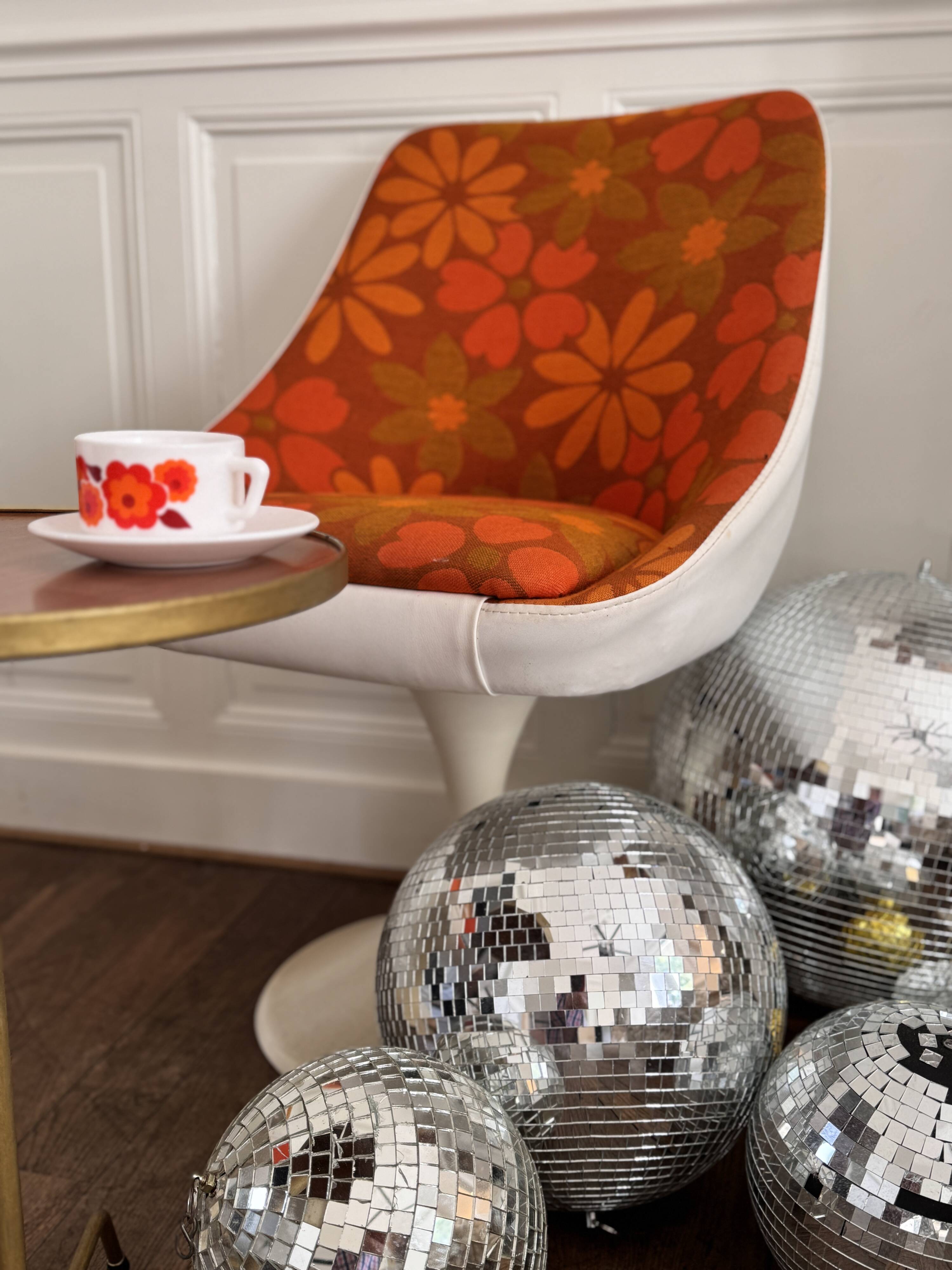 Chaise pivotante vintage