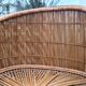 Bench rattan armchair model tablet phone 1960