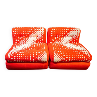 Fauteuils lounge Amanta de Mario Bellini et Gaetano Pesce C&b Italia 1966
