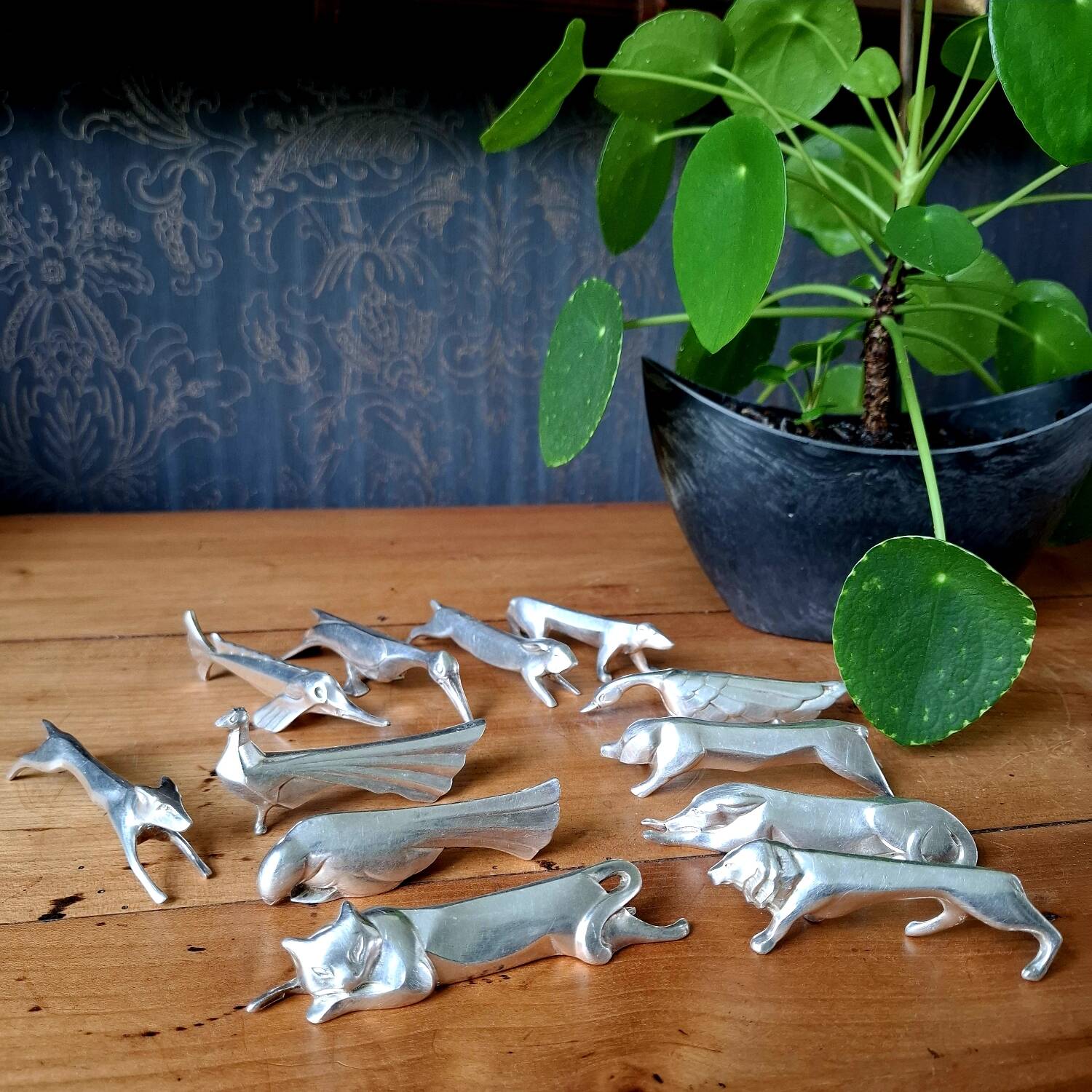 Gallia Christofle Sandoz Zoomorphic Knife Holders