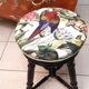 19th century Napoleon 3 piano stool with 4 turned legs, adjustable in height, restored to new