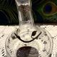 Decanter with pewter patterns