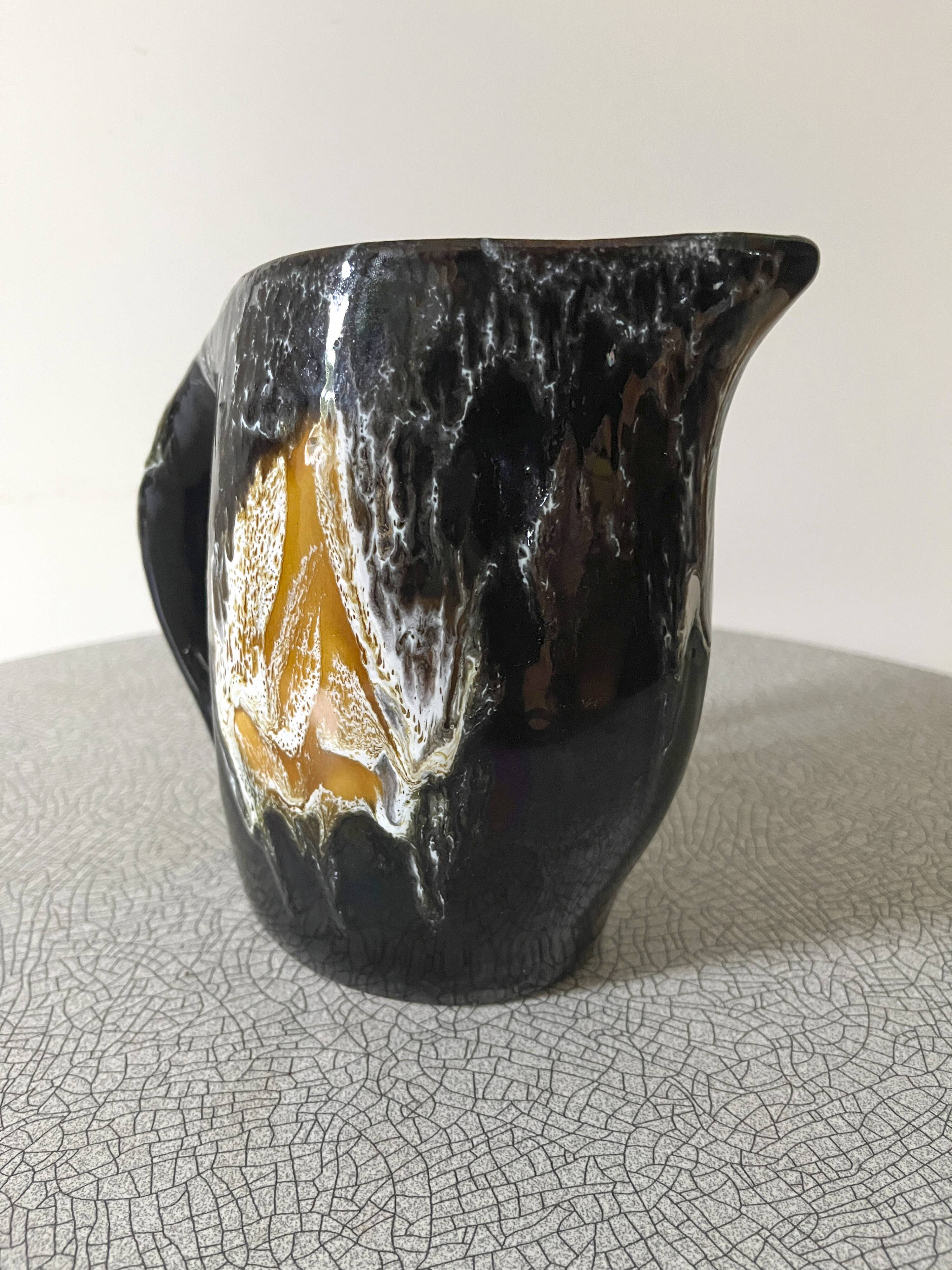 Vallauris pitcher, vintage 1960s