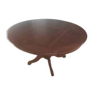 Table ovale merisier