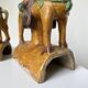 Ming period terracotta equestrian ridge tile