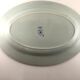 Oval dish Gien Modele Royal décor Rouen with blue arabesques 37cm