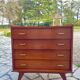 Vintage commode with tapered legs