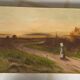 Ancient painting: animated landscape