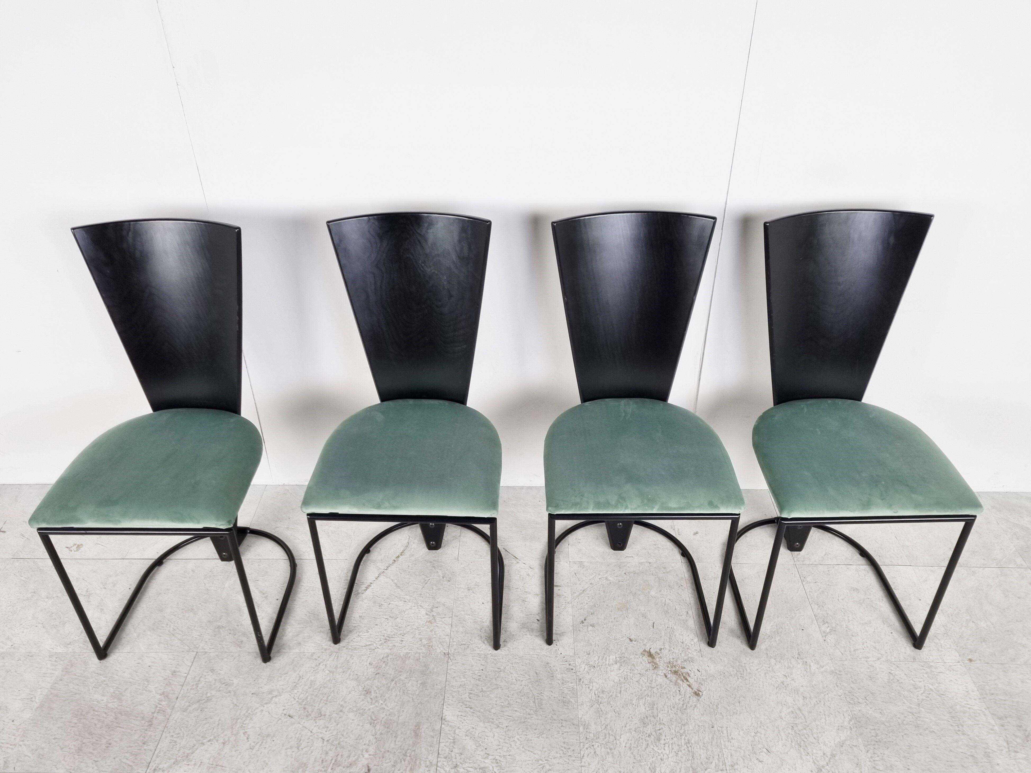 4 chairs, 1980s