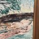 Original Swedish Oil on Canvas – “Tree” by Stig Allan