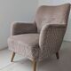 Paire de fauteuils cosy, vintage 1960