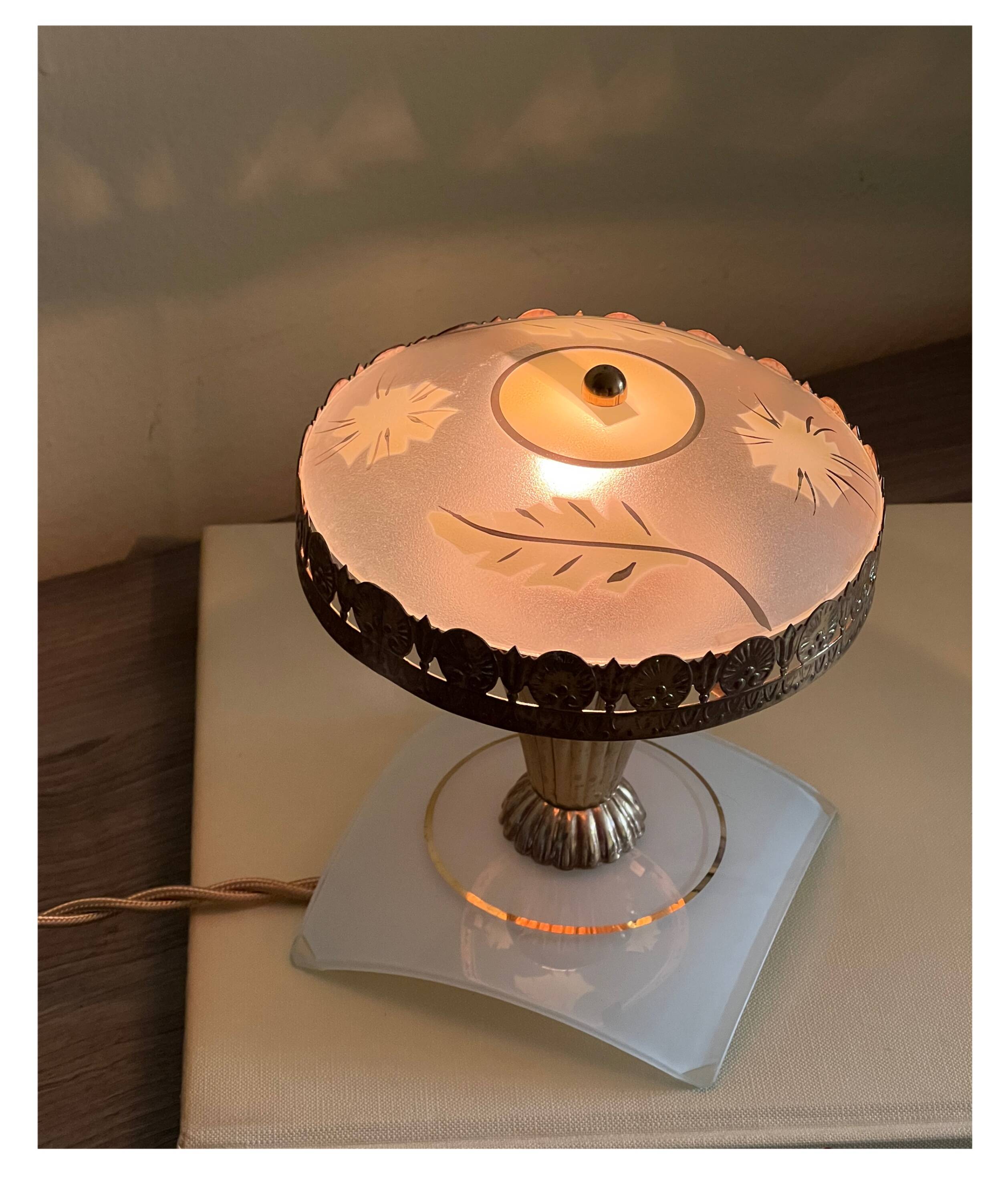 Vintage Table Lamp, Italy, 50-e