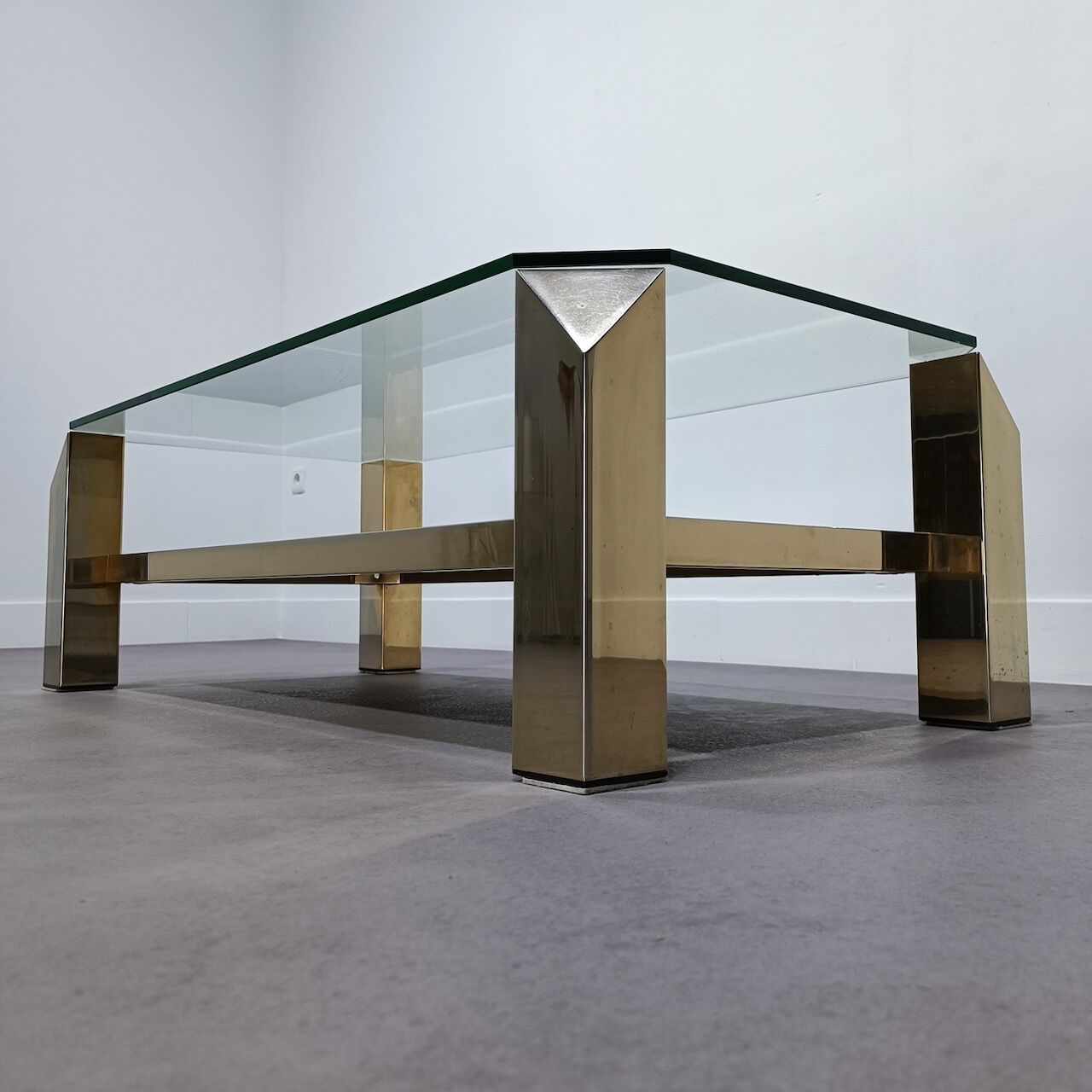 Classic Belgo Chrome coffee table