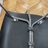Maui Kartell anthracite chair with armrests Vico Magistretti