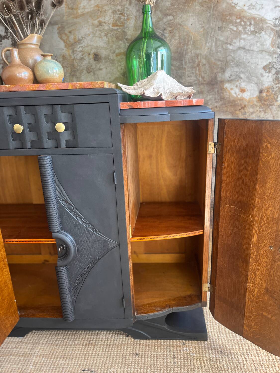 Buffet asymétrique art déco