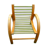 Fauteuil enfant en bois vintage 50s