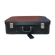 Valise vintage skaï noir