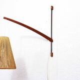 Scandinavian teak and rope stem