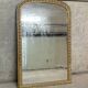 Antique Louis Philippe mirror with gilded gadroons - 173 x 110 cm