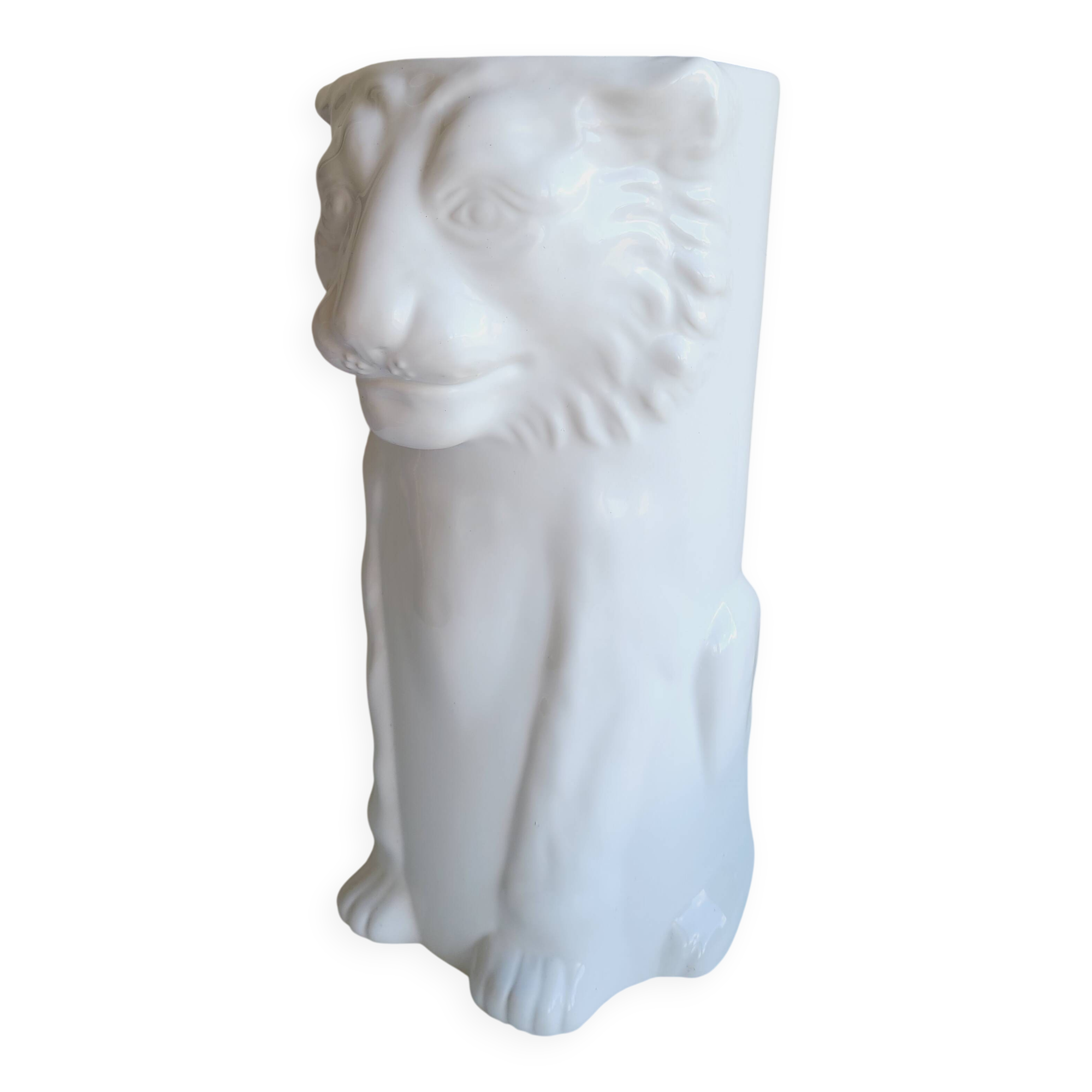 porte parapluie italien vintage en céramique