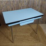 Blue Formica table