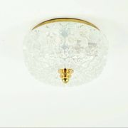 Mid-Century Diamond Glass Ceiling Light or Wall Light by H. Tynell, 1960s